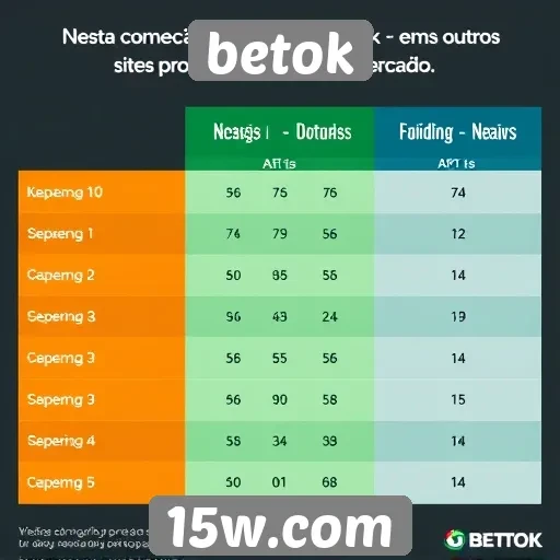 Comparativo entre betok e outros sites de apostas